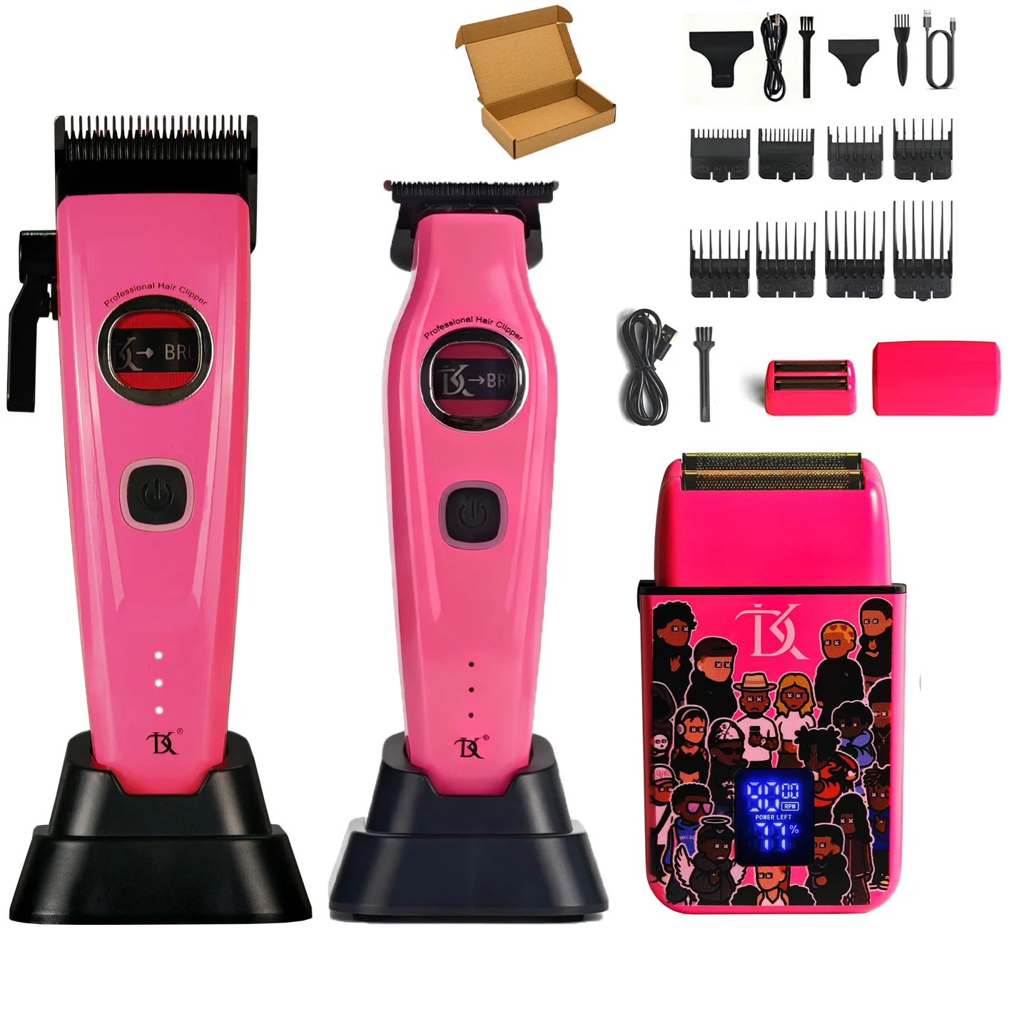 WMARK NG-8613KIT BRDCLIP バリカンセット プロ仕様 メンズ ヘア