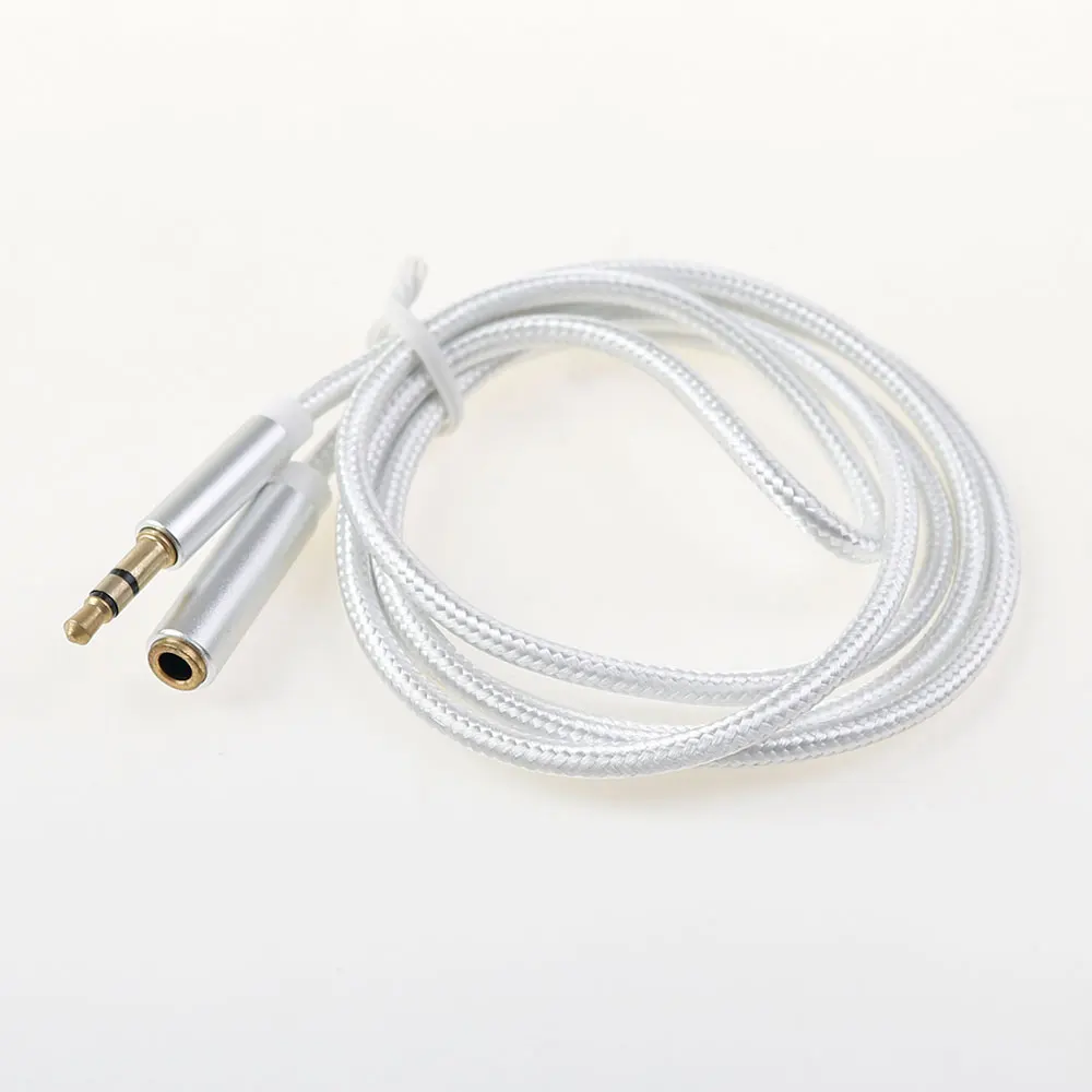 

For Huawei P20 Headphone MP3 MP4 Player PC Extender Aux Cable AUX Extension Cable Audio 3.5mm Jack Male to Female Cable 2m