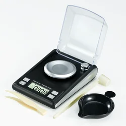 Precision Microgram Scale for Powdered Medicines and Reloading with Calibration Weight (50g 0.001g)