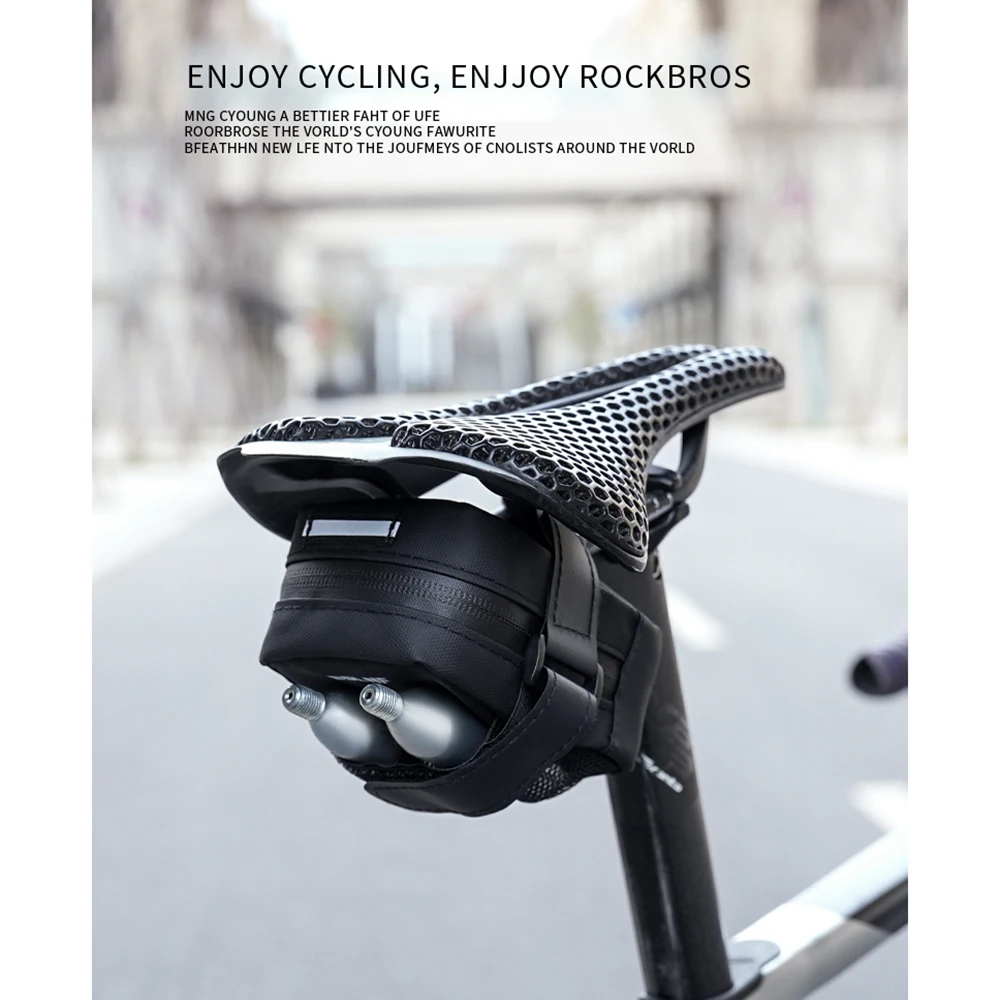 Description Picture 2 of itemSmall Bicycle Saddle Bag Portable Mini Mountain Bike Seat Bags Cycling Rear Bags Ultralight Road Bike Tail Bag Bike Accessories