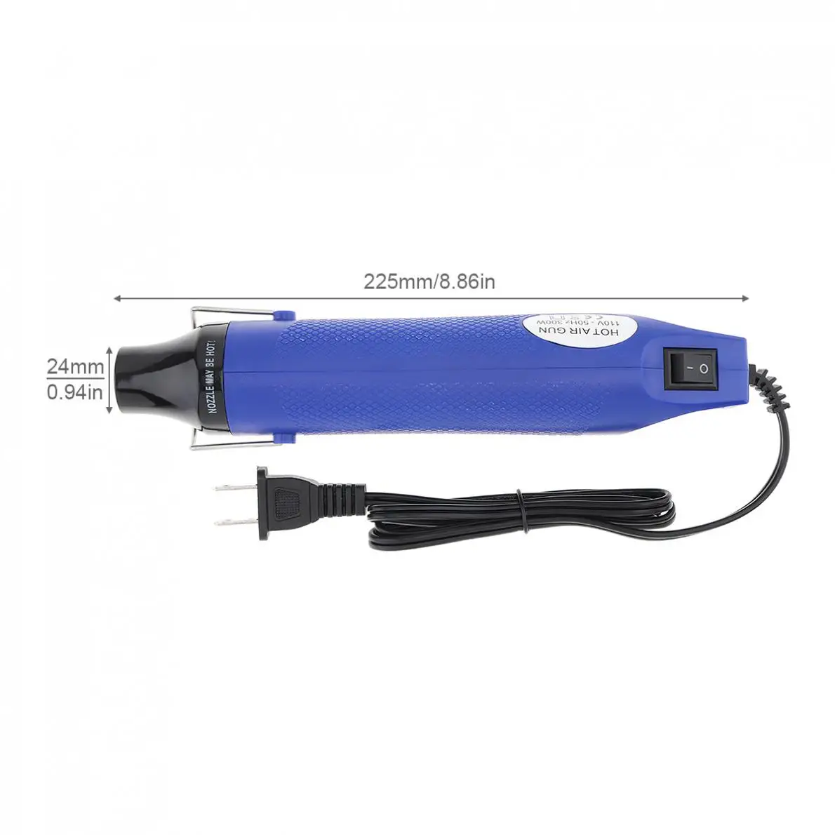 110V / 220V 300W Heat Gun Electric Blower Handmade with Shrink Plastic Surface and EU / US Plug for Heating DIY Power Tools 2