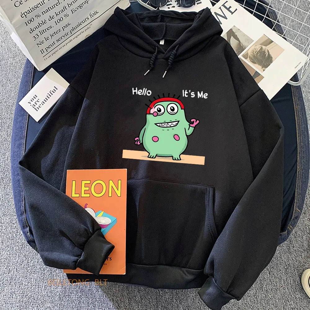 

The Awkward Yetii Japanese Style Women Fashion Graphic Hooded Sweatshirts Fashion Aesthetic Clothing Couples Hoodies with Pocket
