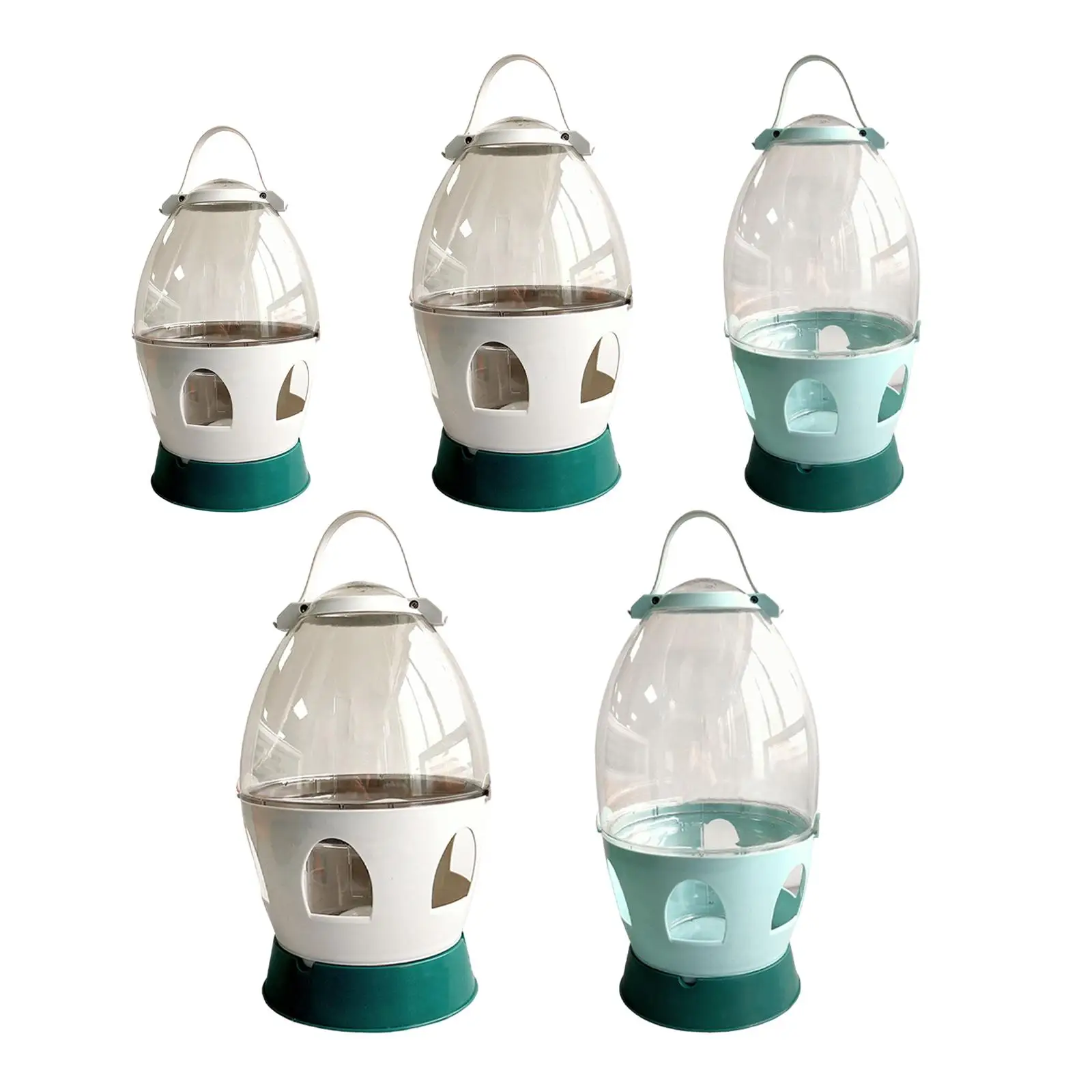 Pigeon water dispenser automatic feeder water container handle bird feeding drinker for dove duck bird cage accessories bird water drinker