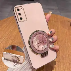 Circular Support Plating Phone Case Cover - Galaxy S30 Ultra (Pink)