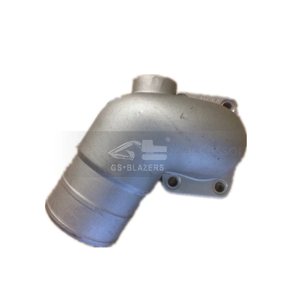 For 2037825 2052673 Hitachi ZX200-3 210-3 230 240-3 250-3 270-3 EFI Hydraulic Pump Rear Cover Oil Inlet Aluminum Pipe Elbow