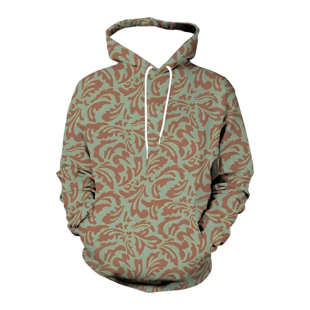 

Men Drawstring Hoodie With Pockets 3d Print Drawstring Hoodie With Big Patch Pocket Elastic Cuff For Fall Spring Unisex Soft