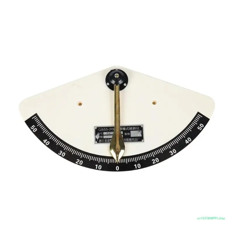 

Heavy-Duty 55-Degree Inclinometer Swing-Type Tilt Meter NauticalInstrument