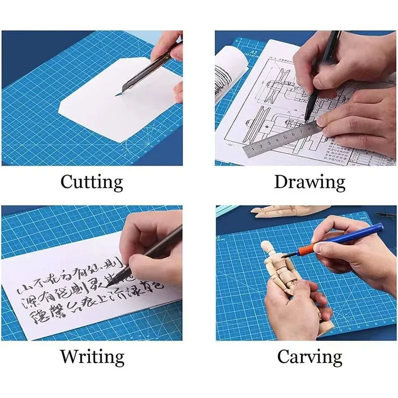 New A4 A5 Double Side Craft Cutting Mat Cutting Board Sewing Pad Artist  Carving Tools Handmade Crafts DIY Art Tool Props - AliExpress