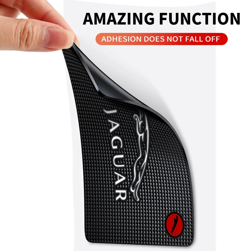 Car Dashboard Mat New Car Dashboard Sticky Anti-Slip PVC Mat Auto Non-Slip Sticky Gel Pad For Jaguar-XE XF F-PACE I-PACE E-PACE F-PACE S-TYPE