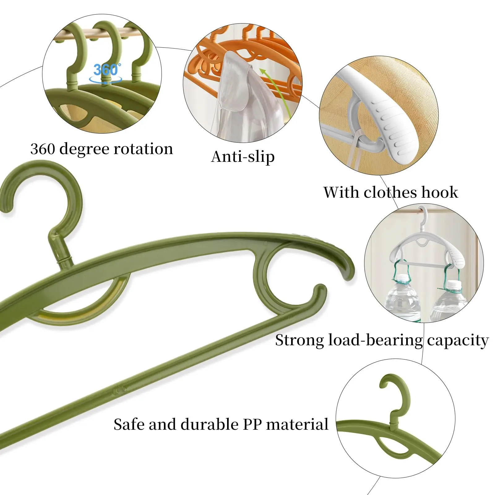 Adult Wide Shoulder Thickened Non-slip Clothes Hanger Household Clothes Rack Drying Rack Plastic Hanger clothes hanger clothes rack storage hanger