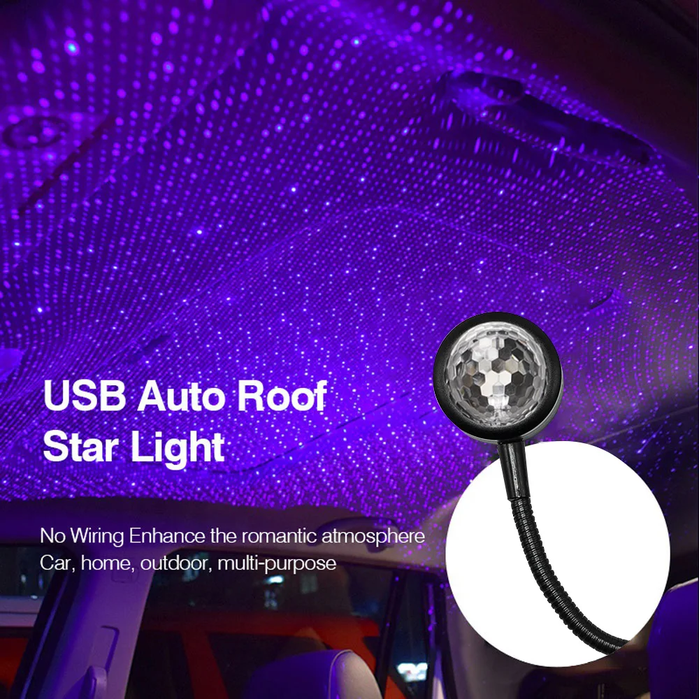 Mini USB Musik Rhythmus Magische Bühne Wirkung Projektion Lampe LED Party  Disco DJ Bühne Licht Auto Dekoration Atmosphäre Nacht Licht