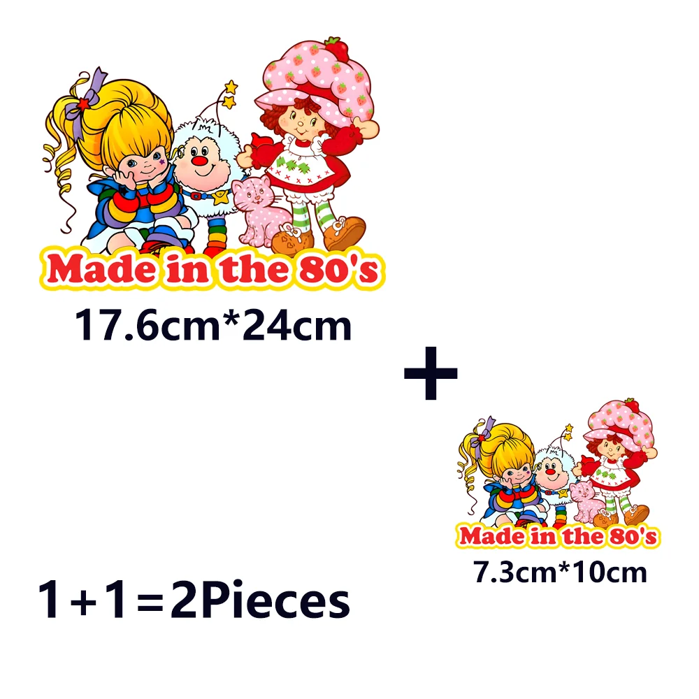 Erdbeer-Shortcake zum Aufbügeln, schmelzbare Patches, wärmeklebende Thermotransfer-Aufkleber, zum Bügeln, für Kinderkleidung, individuelles DIY – Detail 6