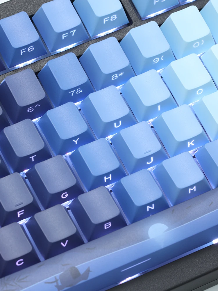 Zuohe-ZH870 Teclado mecânico, RGB Bluetooth, Teclado para jogos