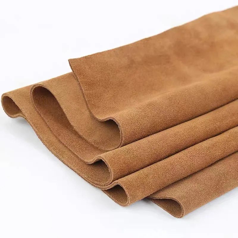 Premium Full-Grain Suede Leather for Handmade Crafts and Accessories