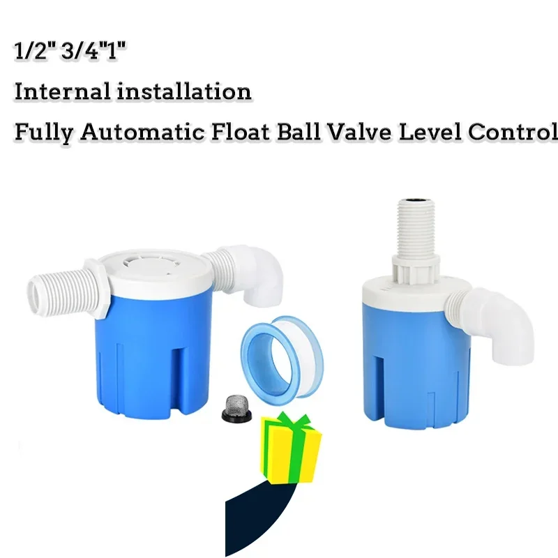 

1/2" 3/4" 1" Automatic Water Level Control Valve Float Ball Valve Tank Tower Pool Float Switch Water Inlet Valve Automatic Stop