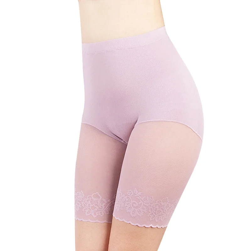 Description Picture 2 of itemPlus Size Safety Pants Women Under Skirt Shorts Sexy Lace Anti Chafing Thigh Ladies Panties Ultrathin Underwear Large Size 105kg