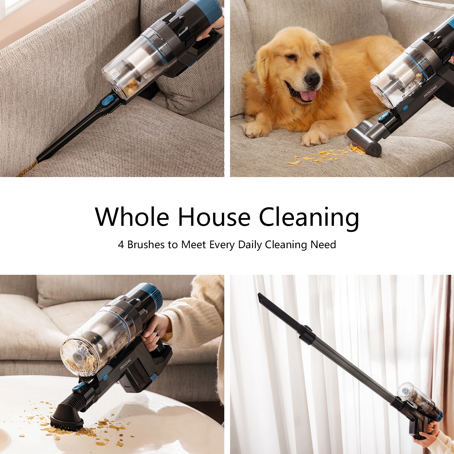 Proscenic P11 25KPa Cordless Bagless Stick Vacuum Cleaner Suction with  Carpet Boost Wet Dry Vacuum Mop with Charge Dock - AliExpress