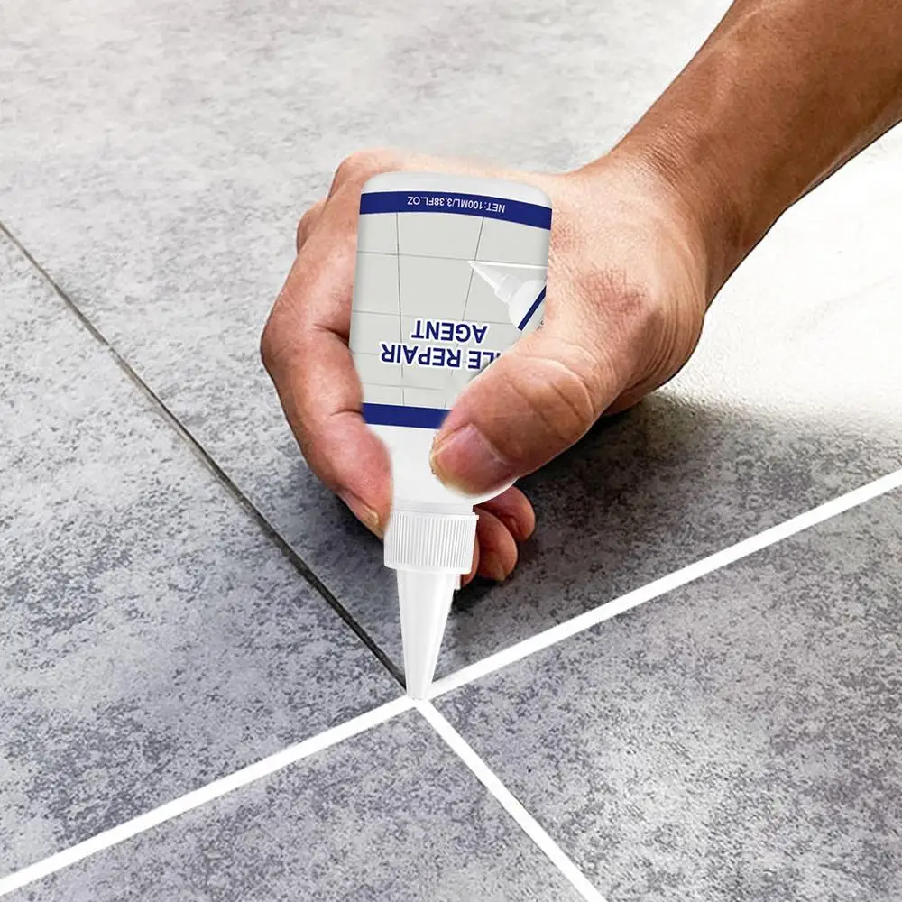 Description Picture 3 of itemWhite Grout Filler Tube Tile Grout Paint Quick Drying 100ml Grout Sealer Tile Tile Grout And Caulking Tool For Seal Kitchen