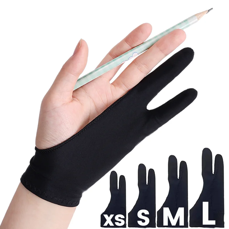 Anti Fouling Gloves Drawing Graphic Tablet Pads Right Left Hand