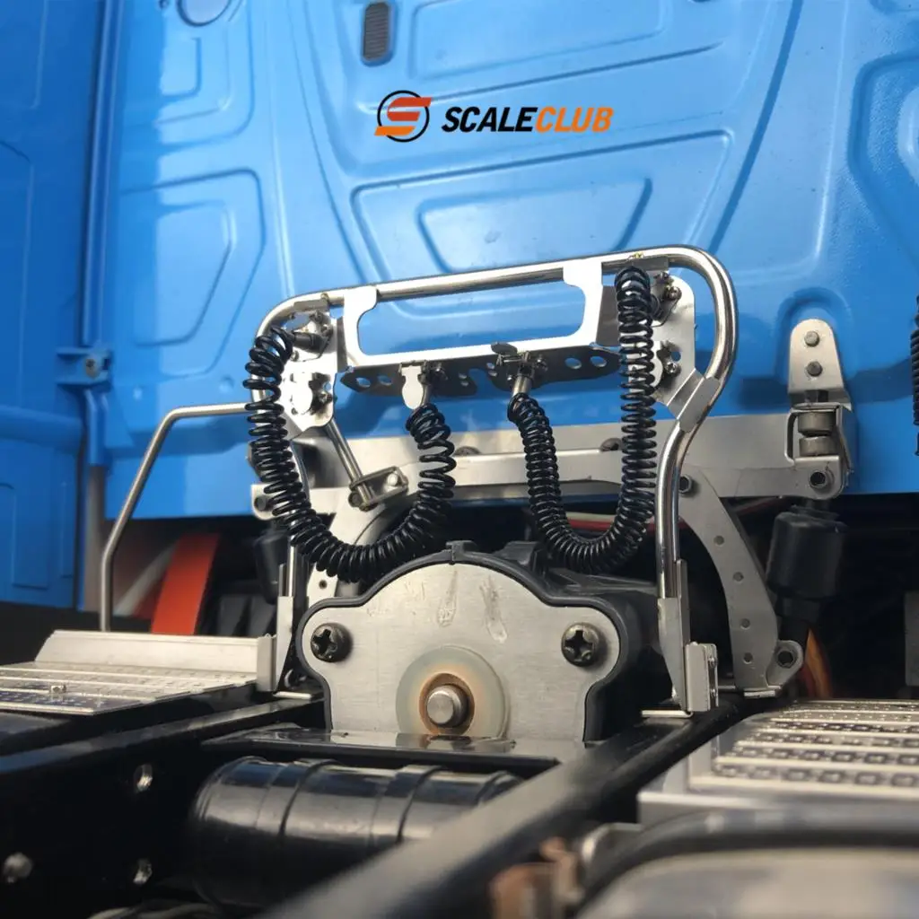 Scaleclub 1:14 LKW-Metall-Luftschlauchgestell Drahtgestell für Lesu Tamiya für Scania Autoteile RC-LKW-Anhänger – Detail 4