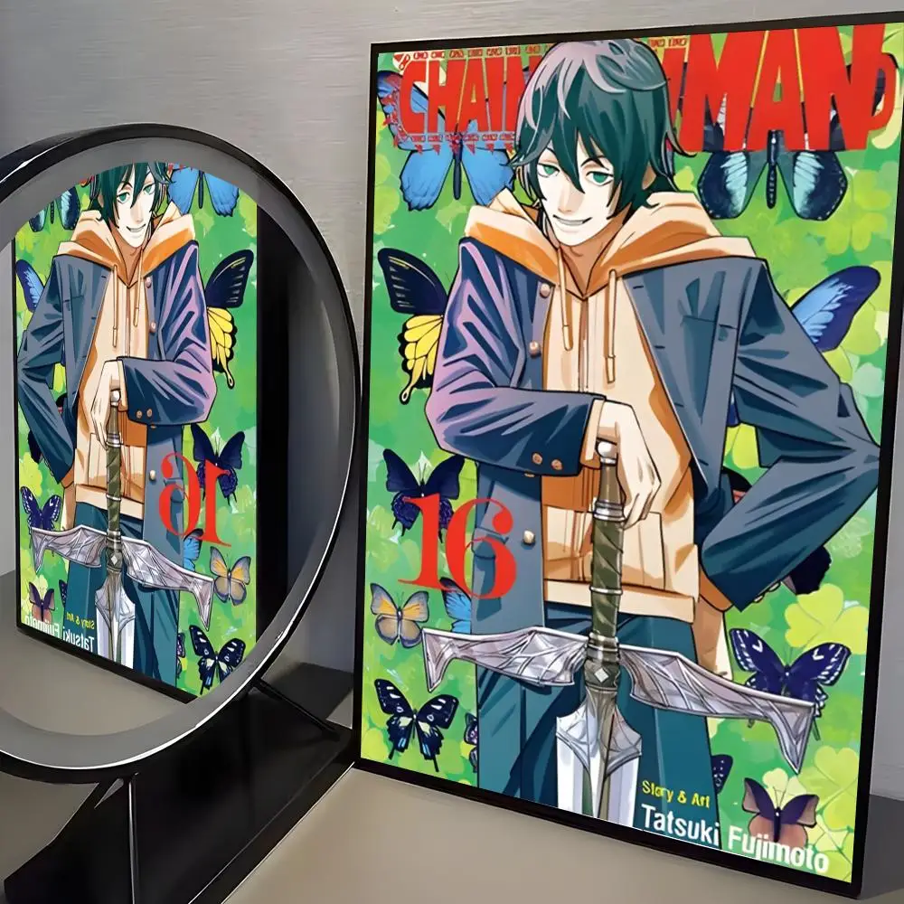 Waterproof HD Anime Art Poster - Self-Adhesive and Fade Resistant Wall Decor