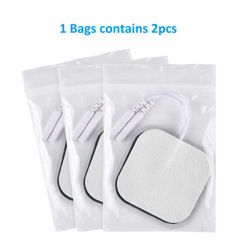 10/20/50/100PCS Reusable Electrode Pads Gel Patch For Tens Pulse Physiotherapy Massager Acupuncture Nerve EMS Muscle Stimulator