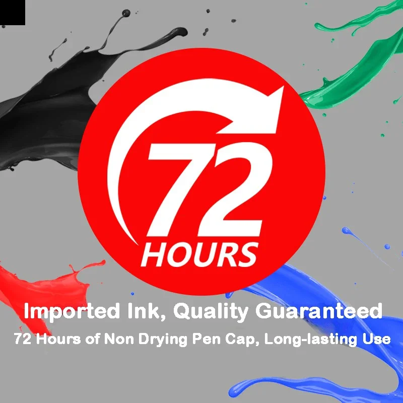 Deep Hole Long Nib Markers for Waterproof Art and Woodworking