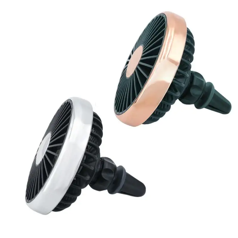 

Car Vent Fan Car Air Outlet Cooling Fan Adjustment Creative Low Noise Multi-function Mini Car Interior Fan Cooler Accessories