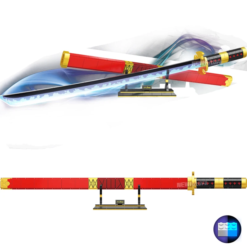 Animes One Sauron Sandai Kitetsu Spade Arms Equipage Action Accessories Gioco Model Toys Kids Kit Brick Building Block