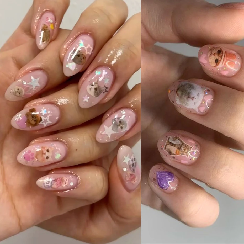 Lovely Dog Cat Nail Art Sticker 7