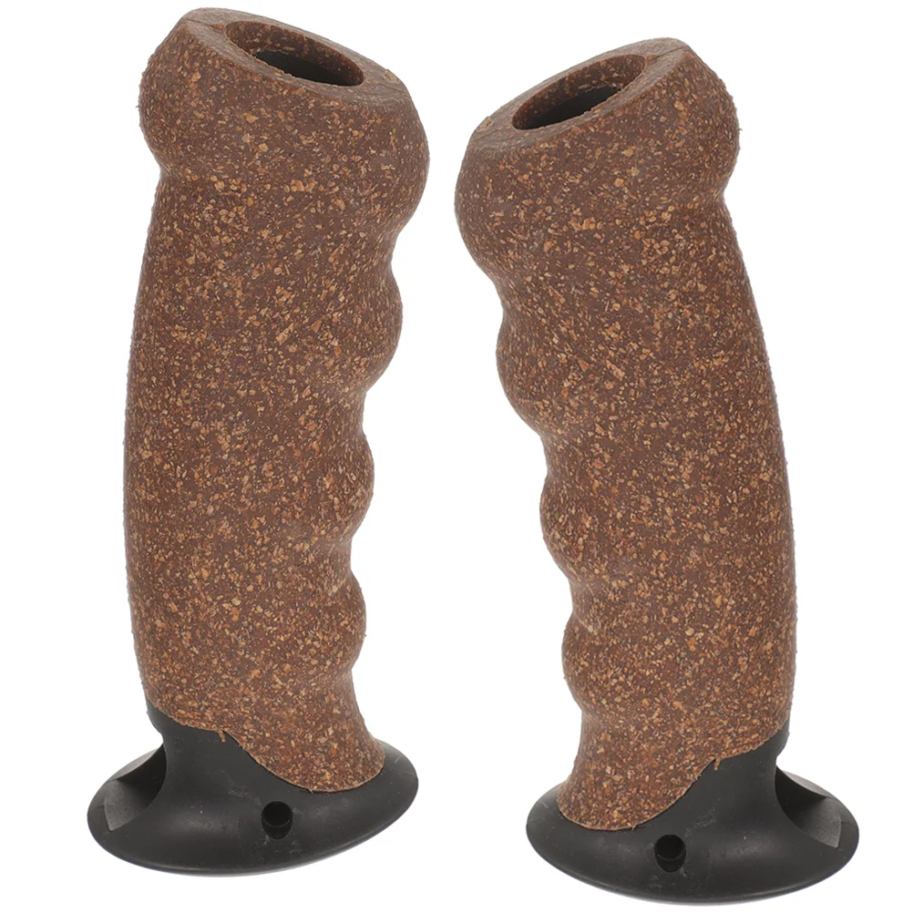 

Cane Handle Grip Replacement Cork Cane Grip Offset Nonslip Trekking Poles Handle Walking Stick Handle Hiking Pole Grip Trekking