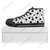 Polka Dot Pattern Design High Top High Quality Sneakers Mens Womens Teenager Canvas Sneaker Custom Made Shoe Casual Couple Shoes 2