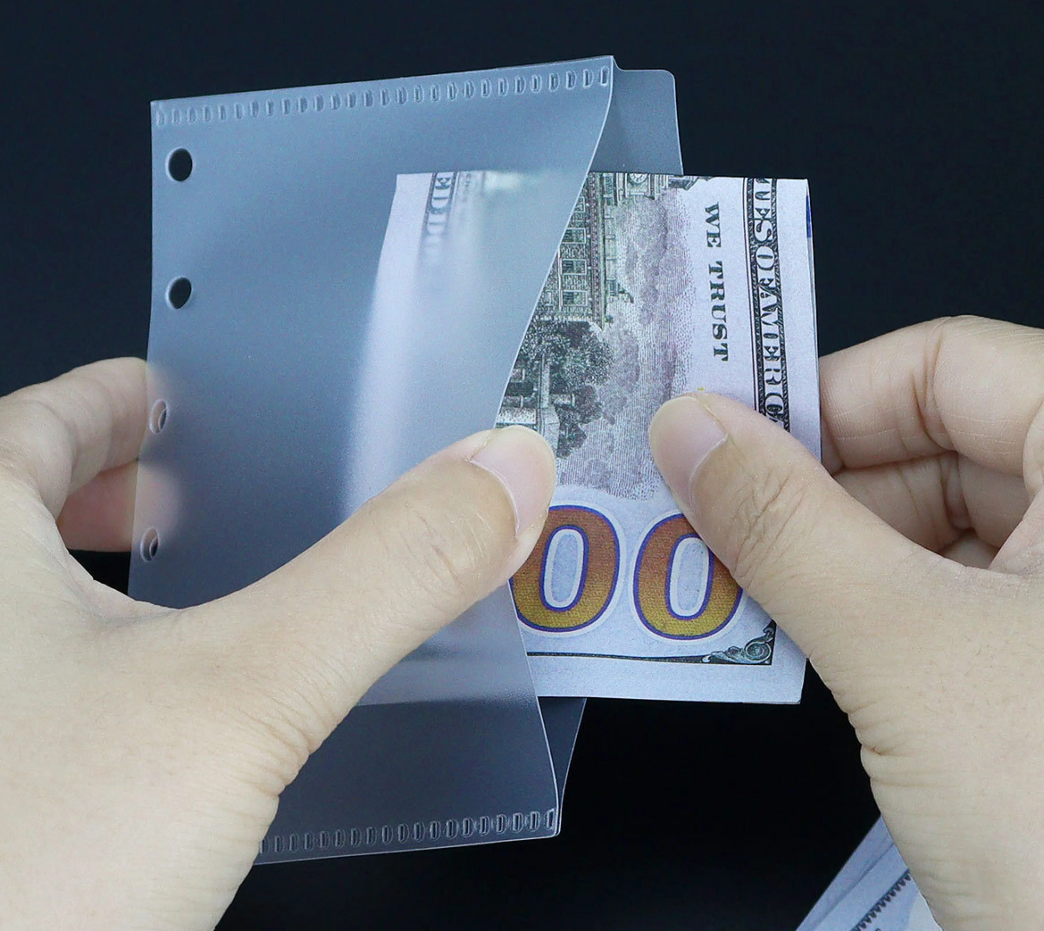 A6/A7 Binder Index Divider Pocket PP Index Divider Card Saving Cash Budget Accessory For Notebook Planner Journey