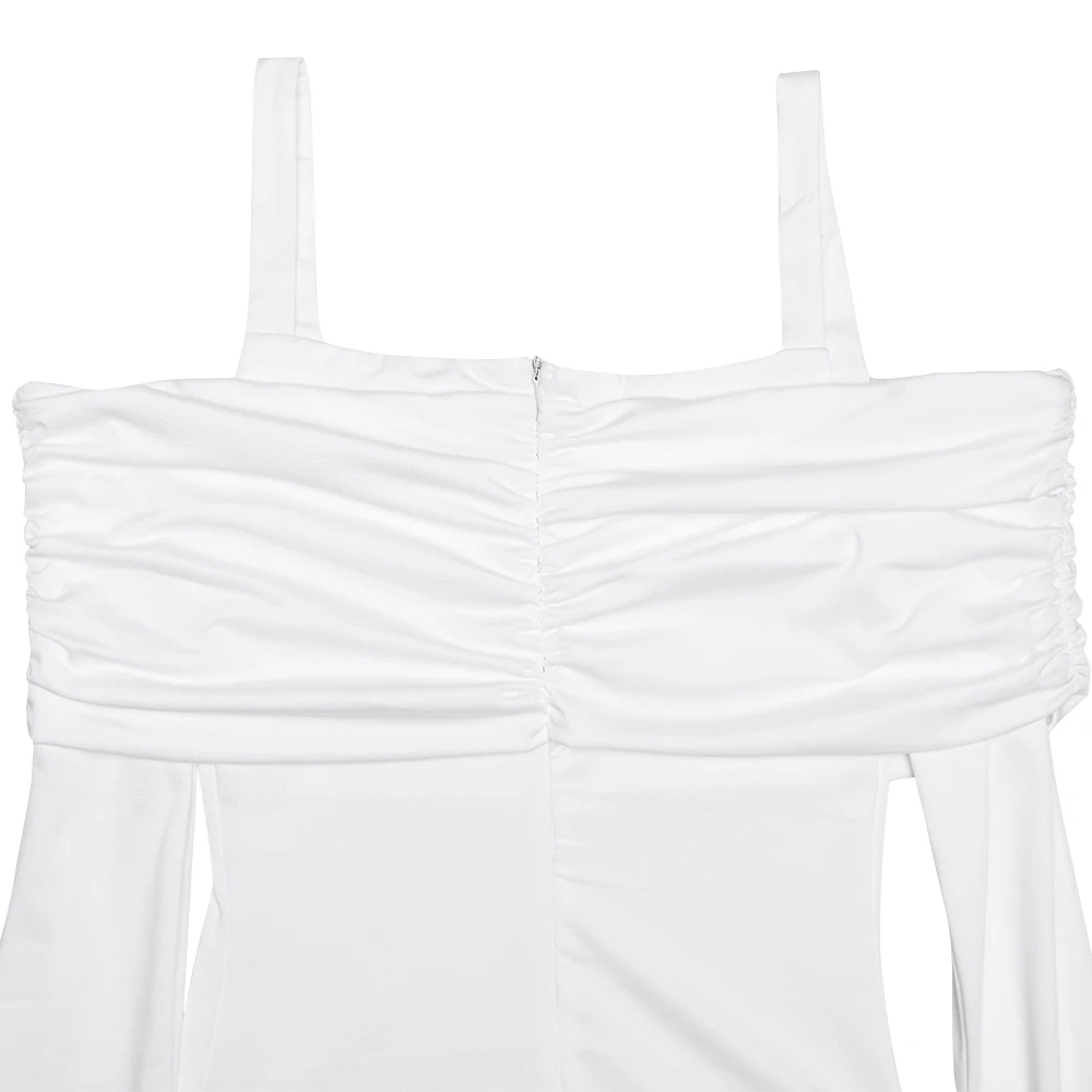 Elegant Long Sleeved Bodycon Party Evening Dress For Women Double Layered Tight Female Vestido Autumn New Clothing