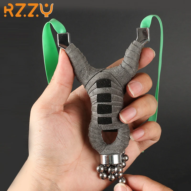 Magnetic Slingshot Grip Abrasion Resistant And Sweat Absorbing, Various Rubber Bands Can Be Used For Outdoor Shooting Practice