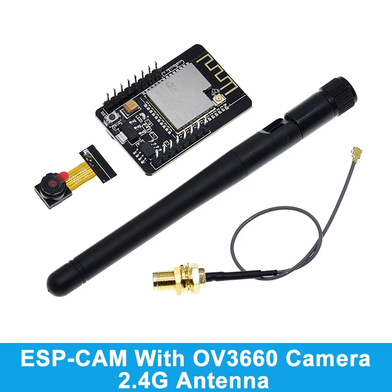 ตัวเลือกสินค้า บอร์ดพัฒนา ESP32-CAM พร้อมกล้อง USB สำหรับโปรเจกต์อัจฉริยะ
