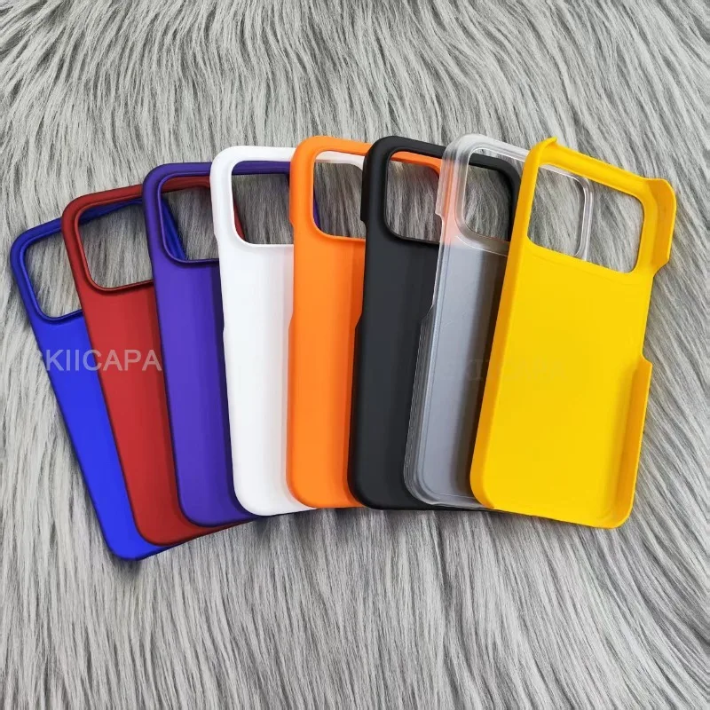 Ultra Slim Matte Hard PC Shockproof Phone Case - Solid Color Shell Cover