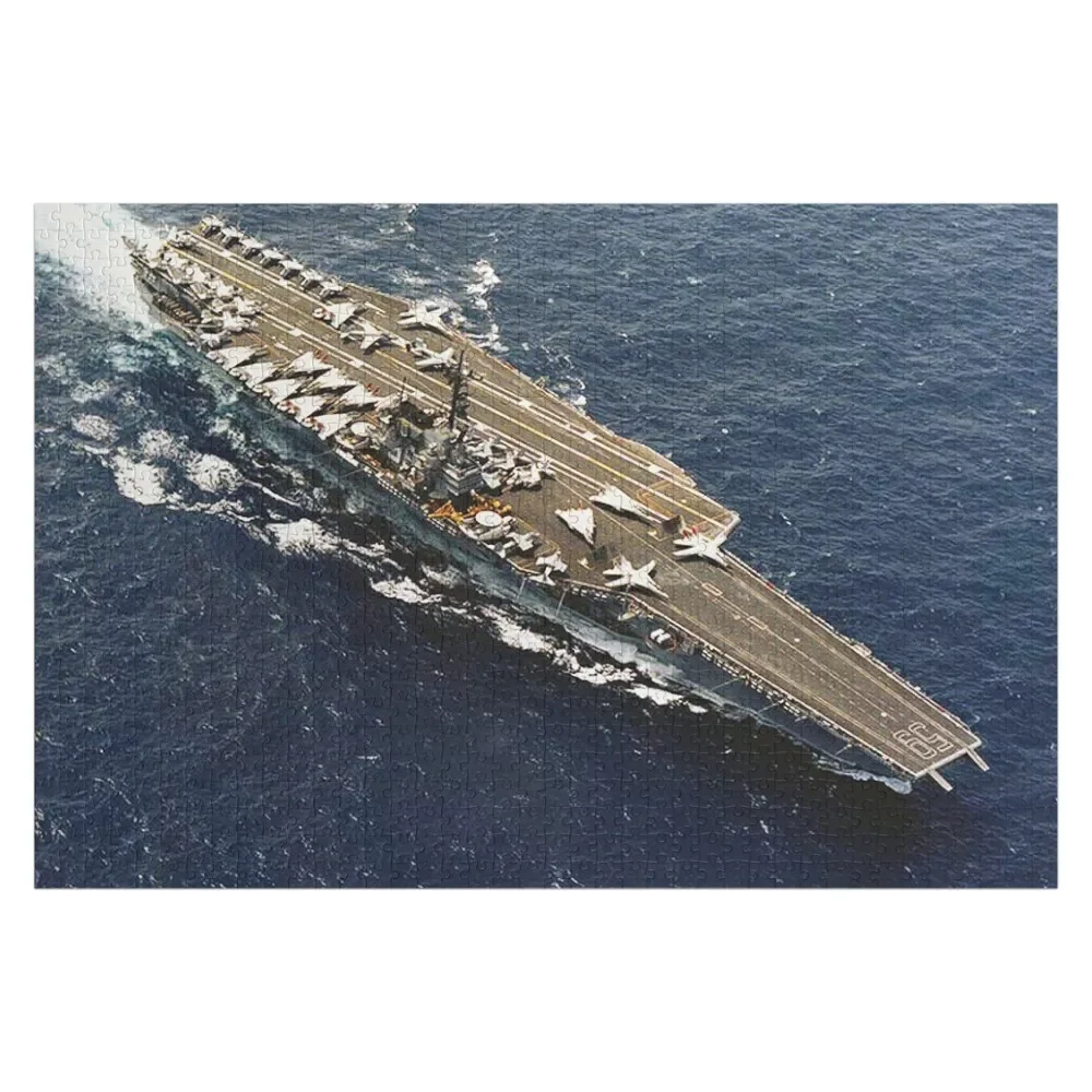 USS FORRESTAL (CVA-59) SHIP'S STORE Jigsaw Puzzle Wood Adults Personalized Gift Married Puzzle