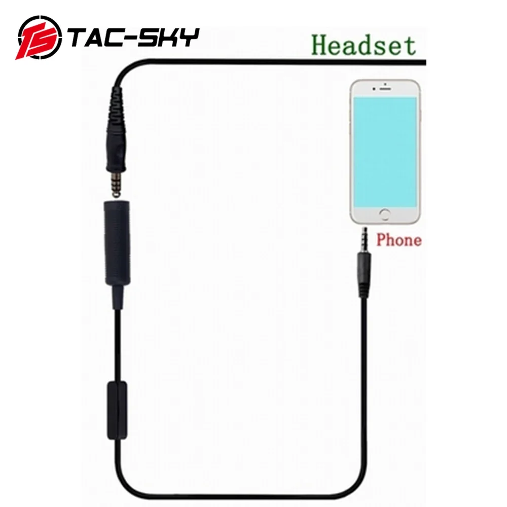 

Tactical Headset PTT Adapter Mini Phone PTT Plug 3.5mm Version Compatible With COMTAC i ii iii sordin Original Headset