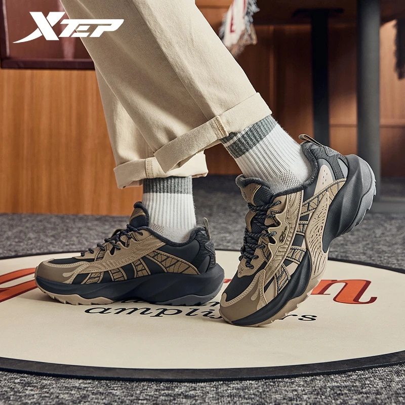Xtep Flame 5.0 Men's Cotton Shoes 2024 Winter Comfortable
