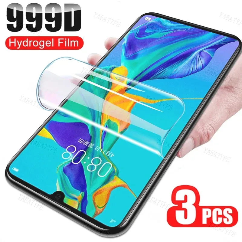 

Гидрогелевая пленка 3 шт. для Huawei P30 P40 Lite P20 P50 P60 Pro, мягкая защитная пленка для Huawei Mate 40 30 20 Lite 50 60 Pro, пленка