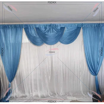 spandex fabric Wedding Backdrop Curtain 1