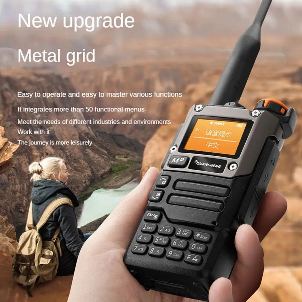 

Portable Multi-Band Transceiver UV-K58 430-440MHz UHF VHF DTMF FM Wireless Frequency Two Way CB Radio Two Way Ham Radio