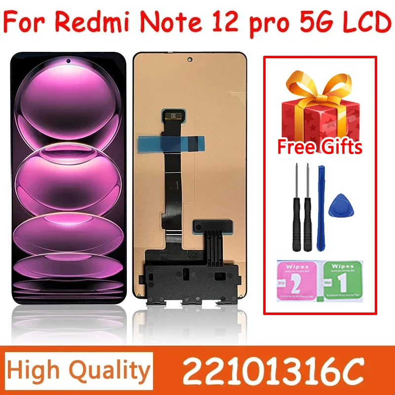 RongZy Écran Tactile LCD Compatible avec Xiaomi Redmi Note 10 Pro