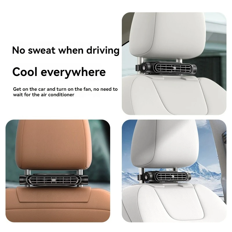 Car Seat Fan USB Universal Electric Fan In-car High-wind Refrigeration Car Fan