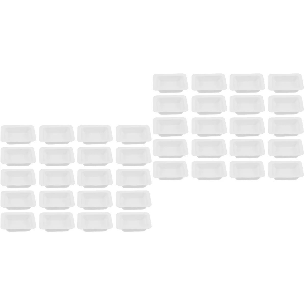 

40 Pcs Weighing Boat Glass Petri Dish with Lid Chemistry Weight Boats Food Tray Mix
