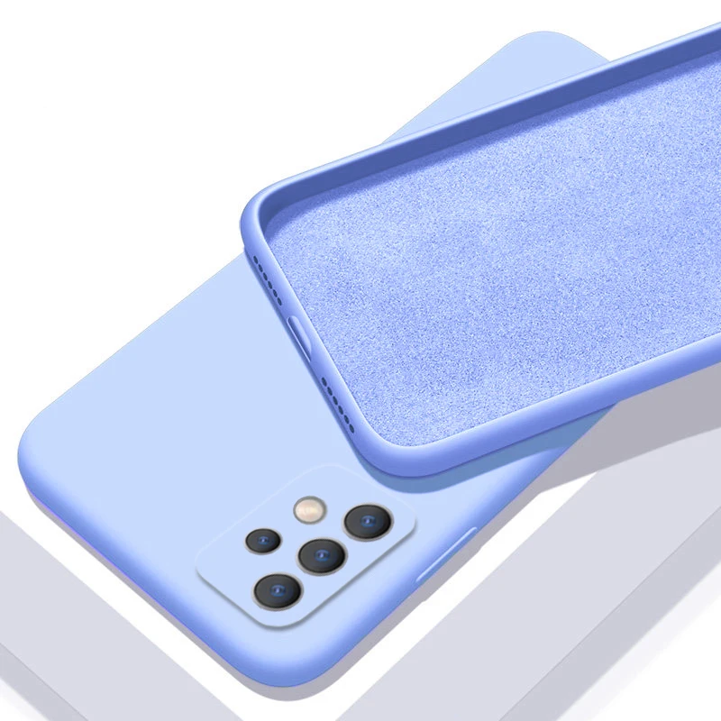 Luxury Original Liquid Silicone Soft Phone Case Cover