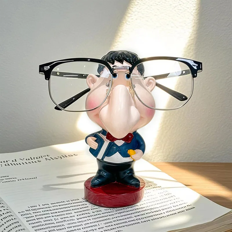 Vinyl Modern Art Glasses Display Stand for Shop Window Decoration