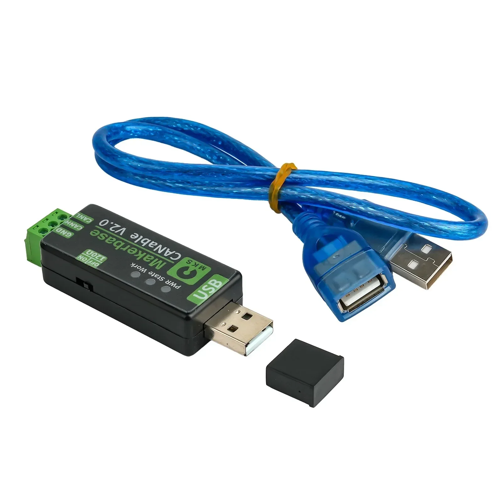 New Makerbase CANable 2.0 USB to CAN Adapter Analyzer with Case CANFD Slcan SocketCAN CANdleLight Klipper for Raspberry Pi