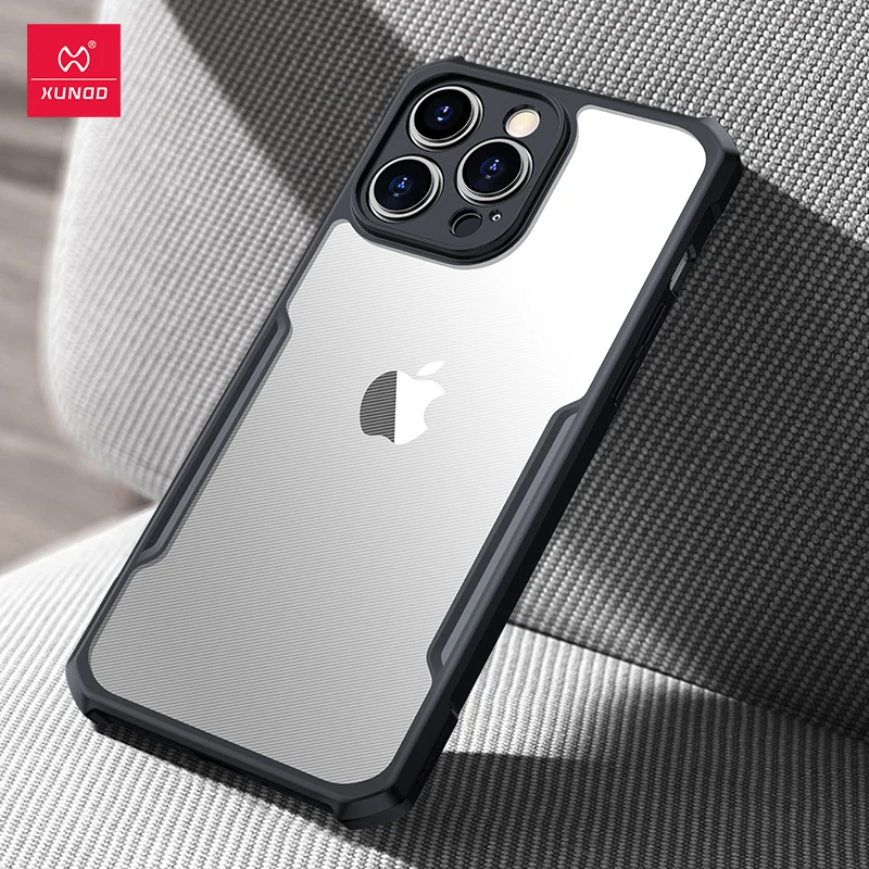 Shockproof Transparent Back Cover Protective Phone Case by XUNDD